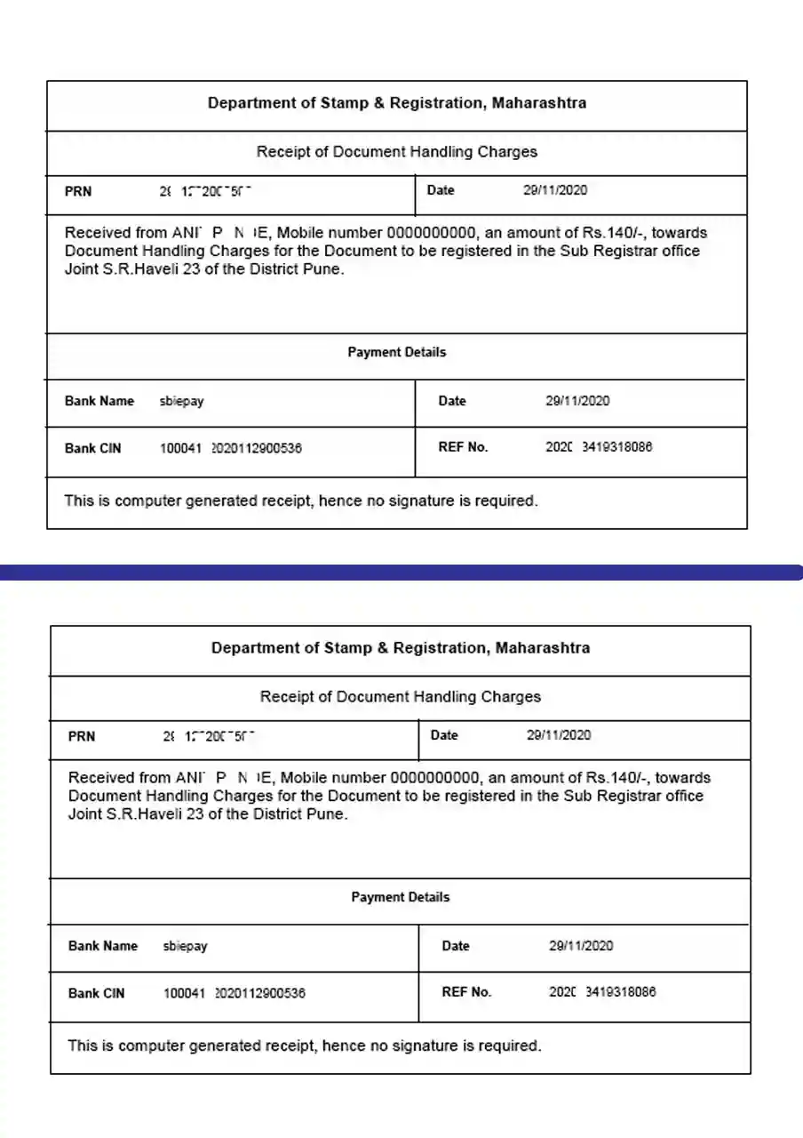 Document Handling Charge (DHC)